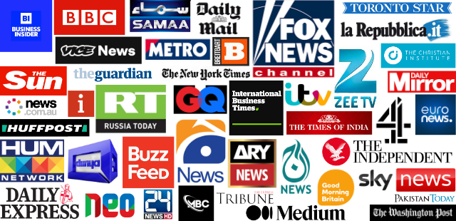 Some of the media outlets that I have been featured in
